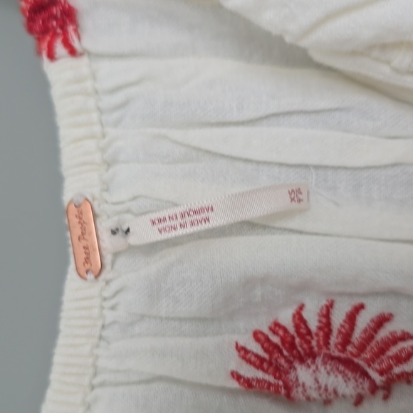 Free People Emory Embroidered Midi Dress NWOT SMALL - Picture 6 of 6